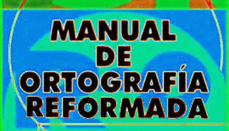 Reformas ortográficas manual de ortografía