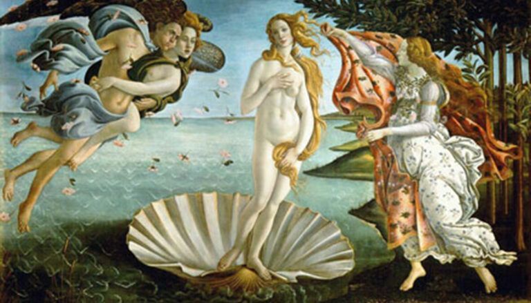 Venus saliendo de las aguas