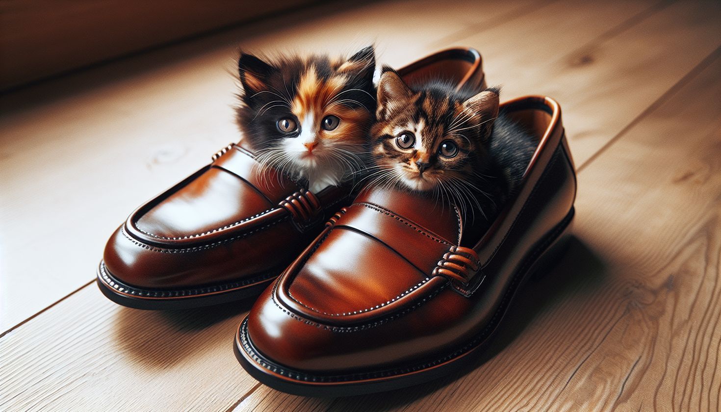 Hasta los gatos quieren zapatos