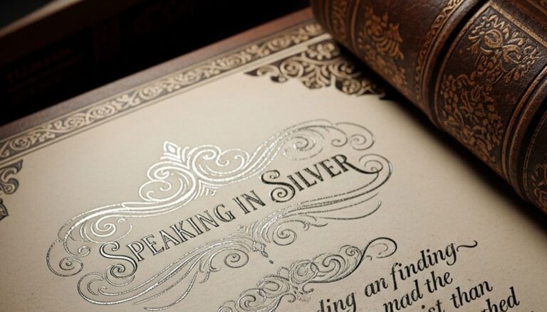 Traducciones literales: Speaking in silver traducciones literales