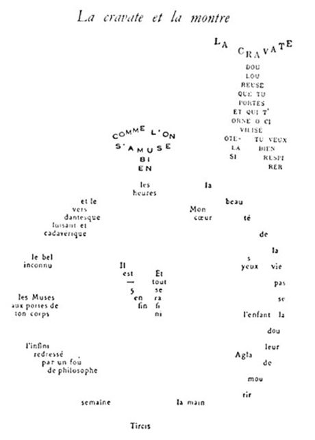 Caligramas de Guillaume Apollinaire