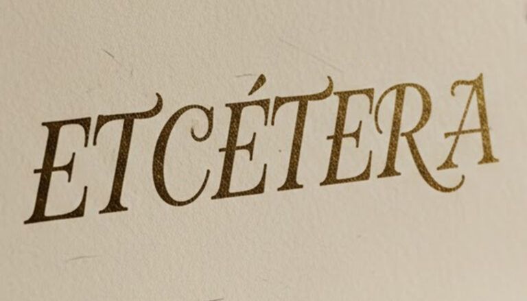 Etcétera etcétera
