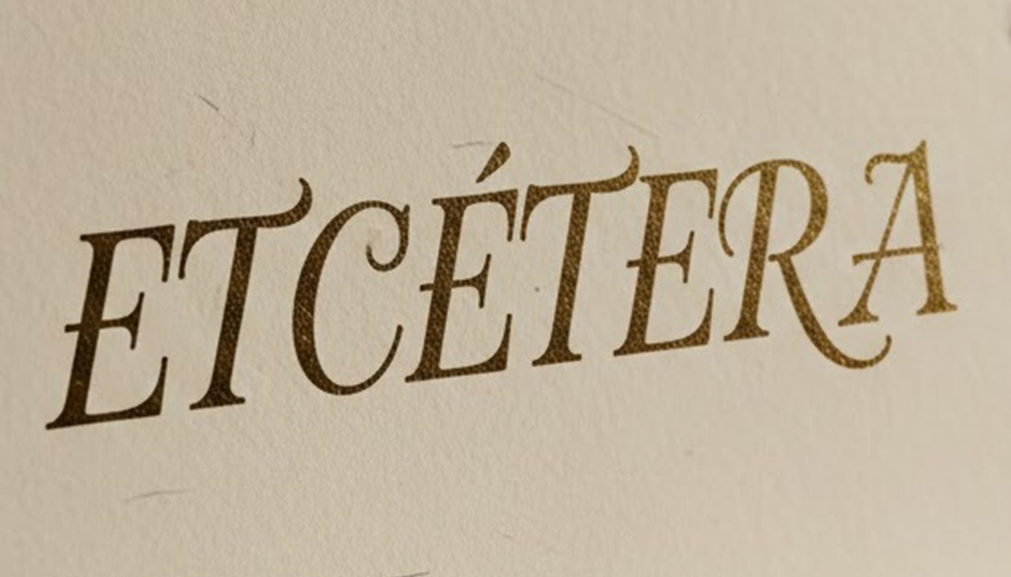 Etcétera