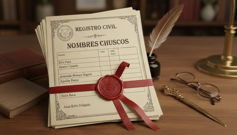 Nombres chuscos nombres chuscos