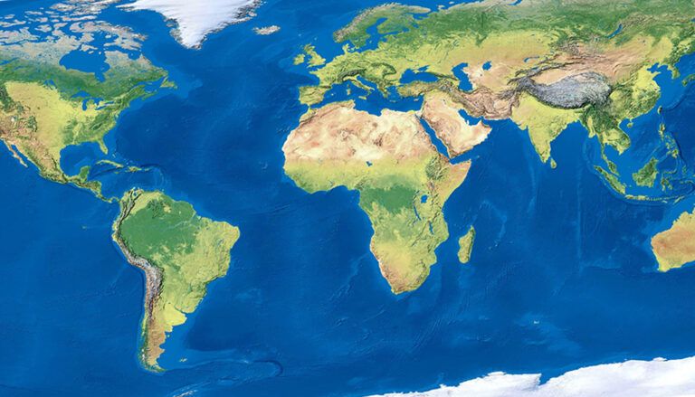 Jergas del mundo mapamundi