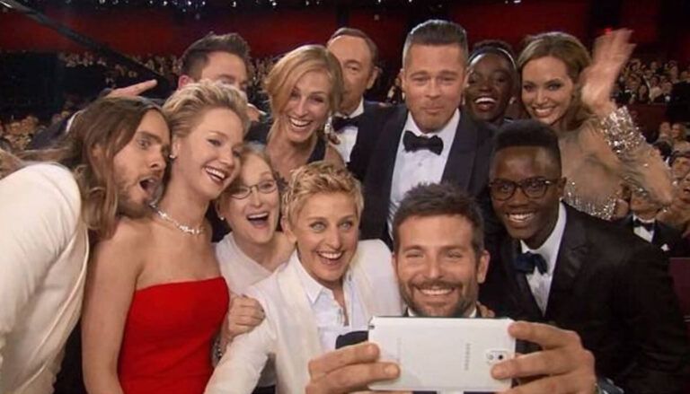 Farándula selfie en los oscars