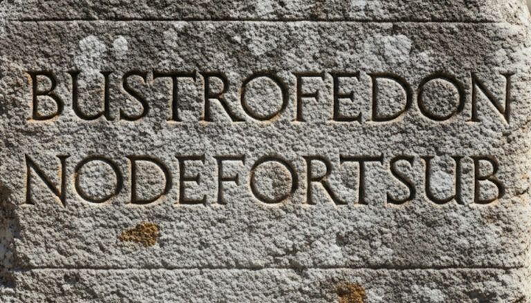Bustrofedon bustrofedon
